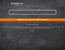 Tablet Screenshot of hentaigasm.org